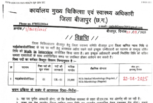 Government Polytechnic Korba Recruitment