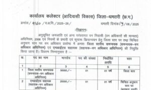 Dhamtari Recruitment 2025