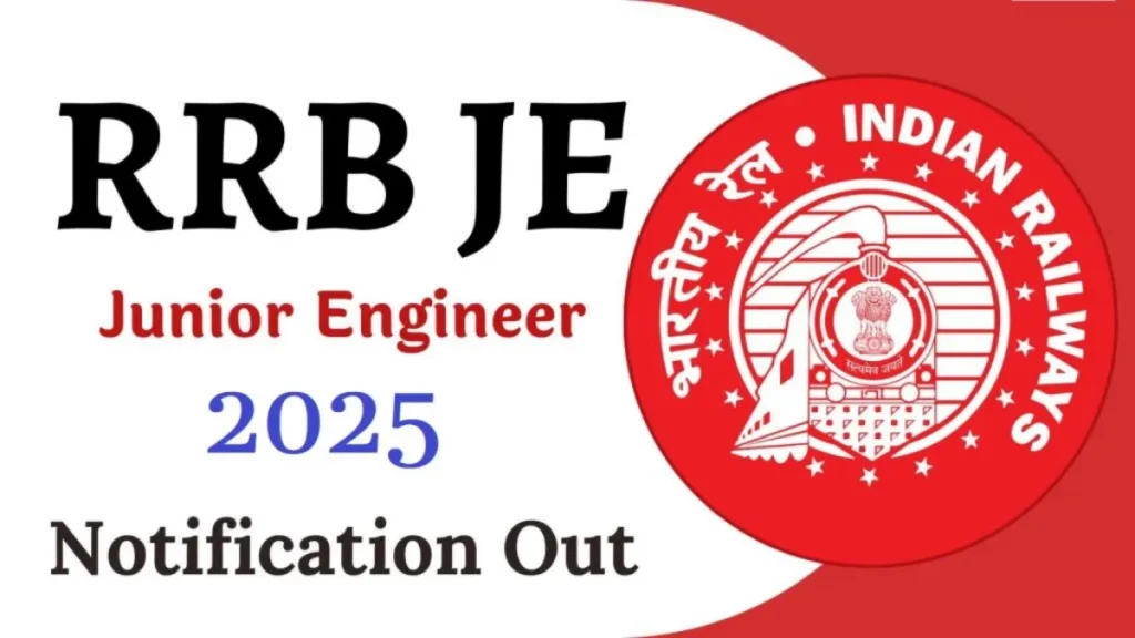 Railway RRB Junior Engineer (JE) Recruitment 2025